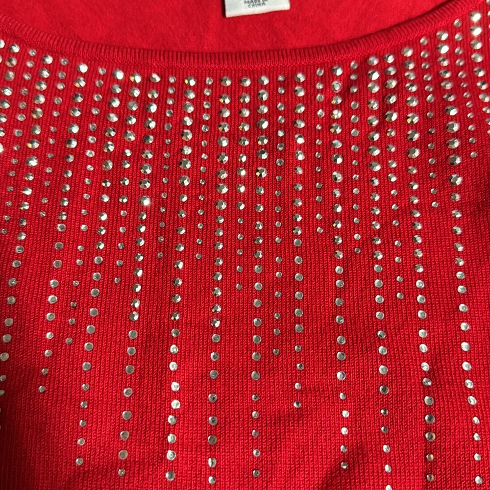NWT Ruby Rd. Red sweater 1X - Picture 6 of 7